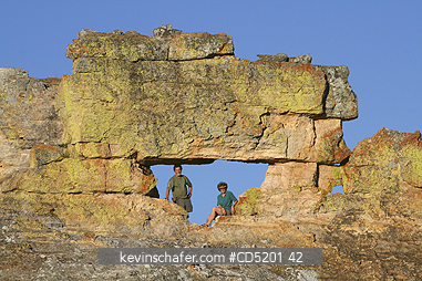 MADAGASCAR: Madagascar, Isalo National Park, La Fenetre (Window) Natural Arch