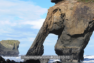 WASHINGTON, COAST: Elephant Island and Tunnel Island area, Pacific Coast, Quinault Indian Reservation, Olympic Peninsula, Washington - Elephant Rock, Tunnel Island, Pacific Coast, Quinault Indian Reservation, Olympic Peninsula, Washington - Note: Taken ca. 2010 - Elephant R