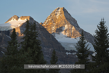 CANADA, BRITISH COLUMBIA: Tundra and Mt. Assiniboine, Mt. Assiniboine Provincial Park, British Columbia, Canada SEPTEMBER