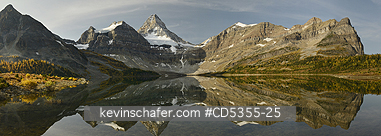 CANADA, BRITISH COLUMBIA: Canada, British Columbia, Mt. Assiniboine Provincial Park, Lake Magog, Mt. Assiniboine, the \