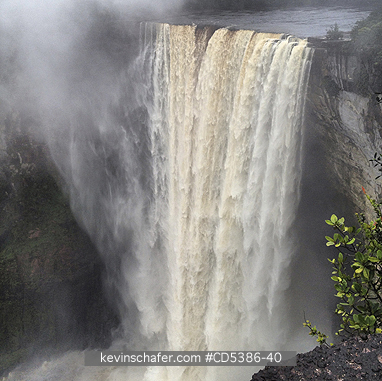 GUYANA, SCENIC: Kaieteur Falls, Kaieteur National Park, Guyana (MOBILE PHONE)
