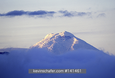 ECUADOR: Ecuador, Andes Mountains, Cotopaxi Volcano at 5897 meters high, Dawn over the world\\\'s highest active volcano.