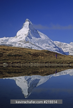 SWITZERLAND: Matterhorn, 4478 meters / 14,776 feet.